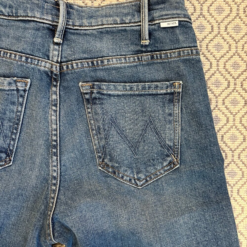 NWT MOTHER The Hustler Roller Ankle - Slip And Fall Blue (Medium) / 27 - Picture 2 of 6